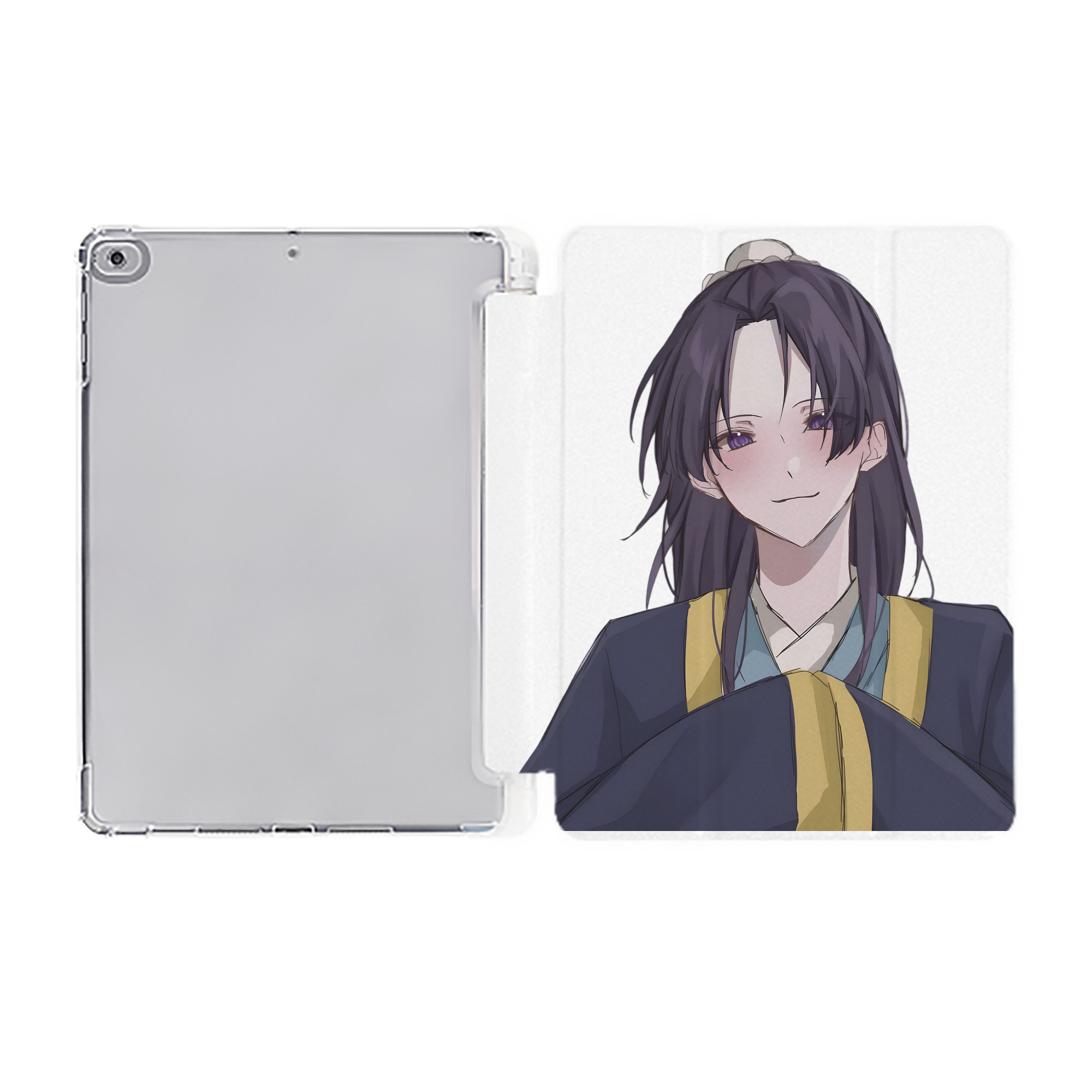 （画像用） 薬屋のひとりごと The Apothecary Diaries IPad ケース ペン収納付き 三つ折りスタンド PUレザー×シリコン 対応機種9.5/10.5/10.9インチ